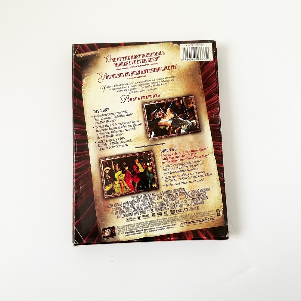 Moulin Rouge DVD - Picture 2 of 8